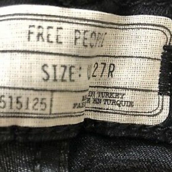 Free People Camouflage Skinny Jeans in Black Grey - Picture 5 of 7